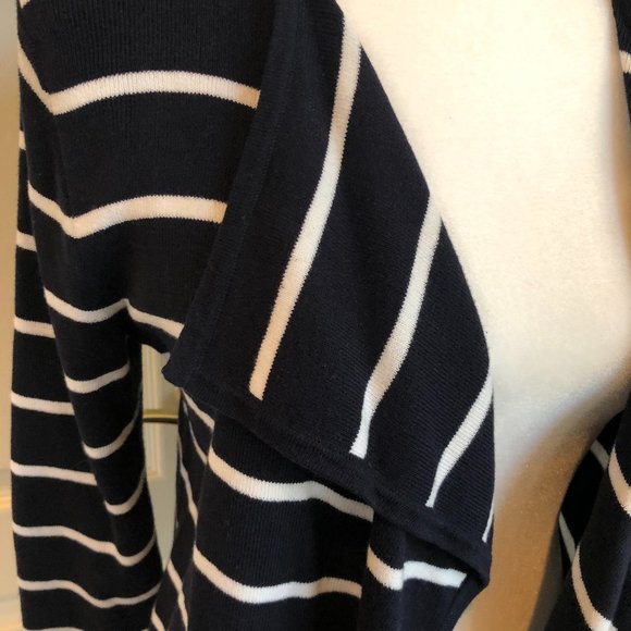 Christopher & Banks Striped Open Front Cardigan - Picture 3 of 4